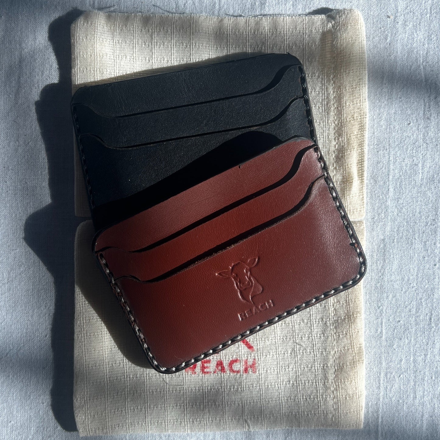 Handstitched Cowhide Leather Cardholder