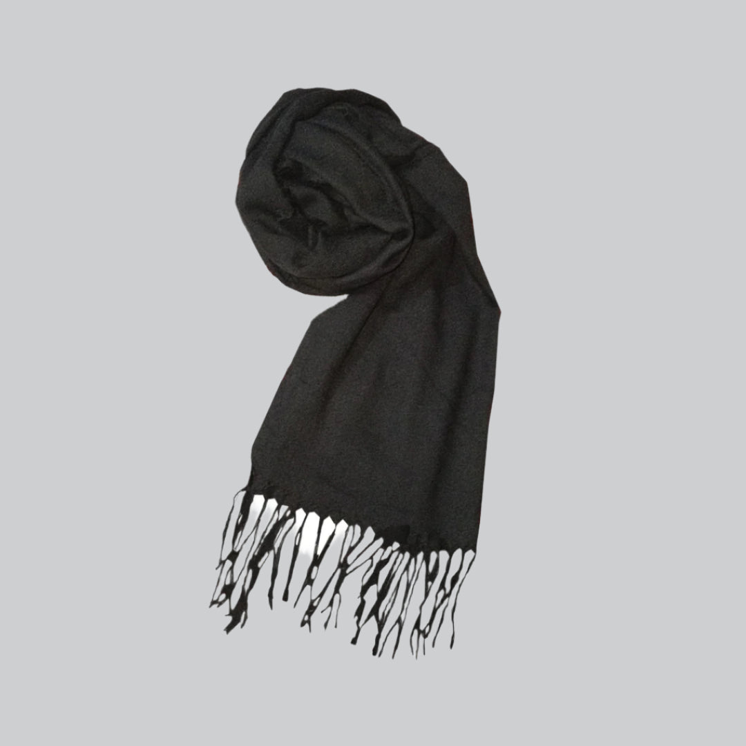 Black Cashmere Scarf