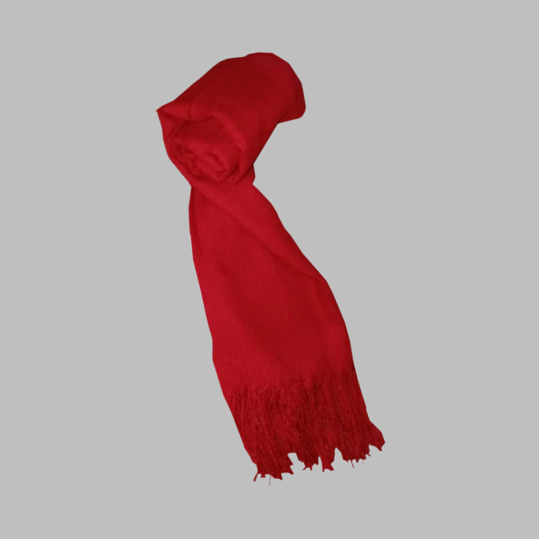 Red Cashmere Scarf