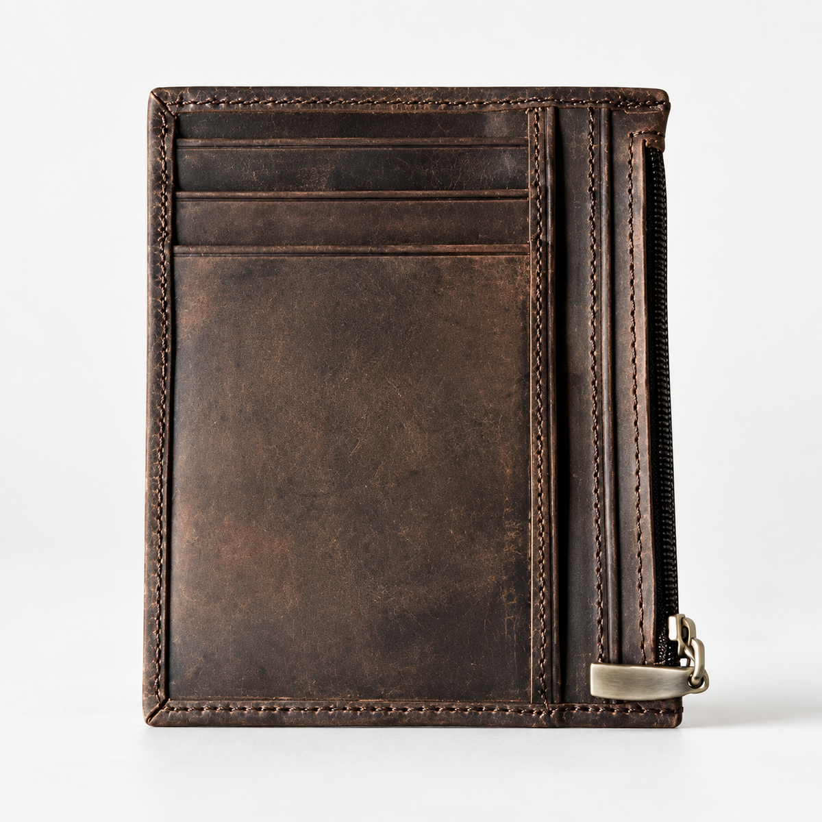 Leather Zip Wallet