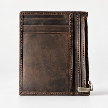 Leather Zip Wallet