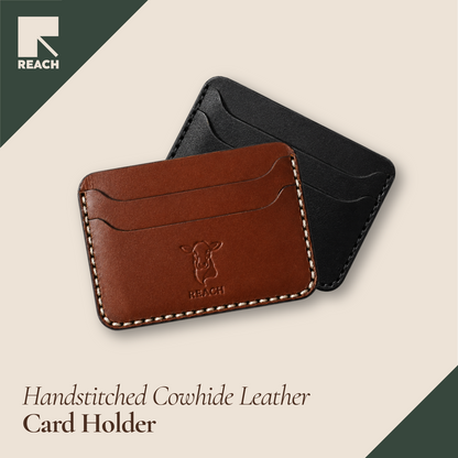 Handstitched Cowhide Leather Cardholder