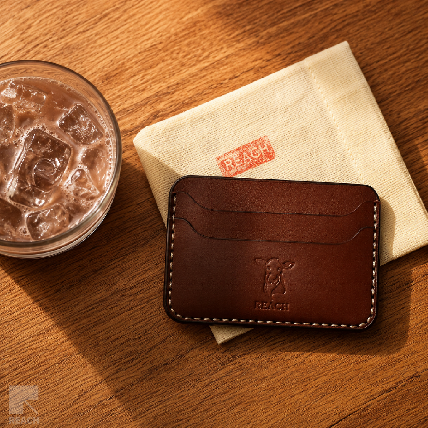 Handstitched Cowhide Leather Cardholder