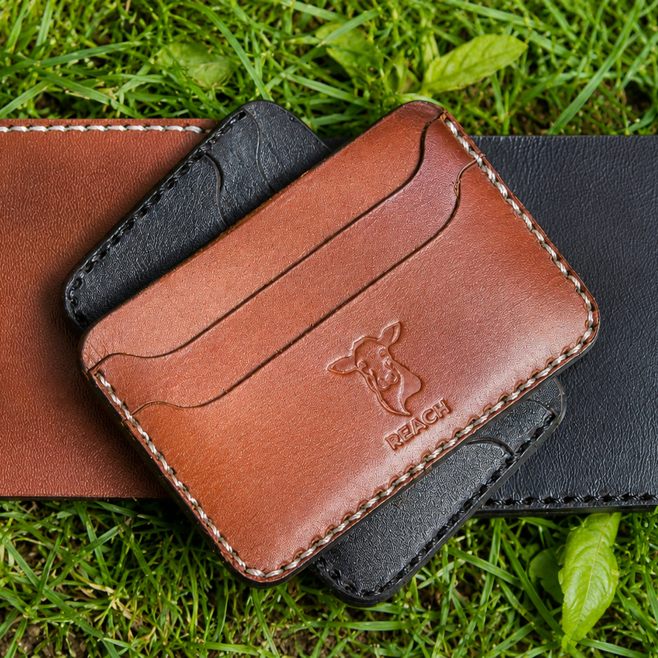 Handstitched Cowhide Leather Cardholder